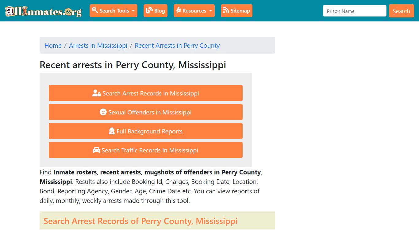 Recent arrests in Perry County, Mississippi | Mugshots, Rosters ...